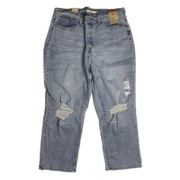 NWT Levi’s 18W Wedgie High Rise Straight Jeans - Picture 2 of 10